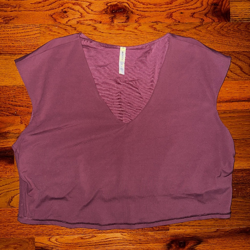 Athleta Women's Cropped Tee T-shirt Court Vita Free